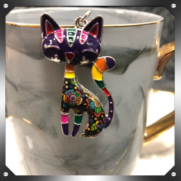 Accessories - Keychain, colorful kitty